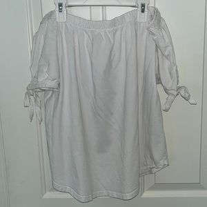 White Off-Shoulder top